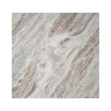 Cecil 14" Contemporary Natural Marble Handmade T-Shaped End Table - JONATHAN Y